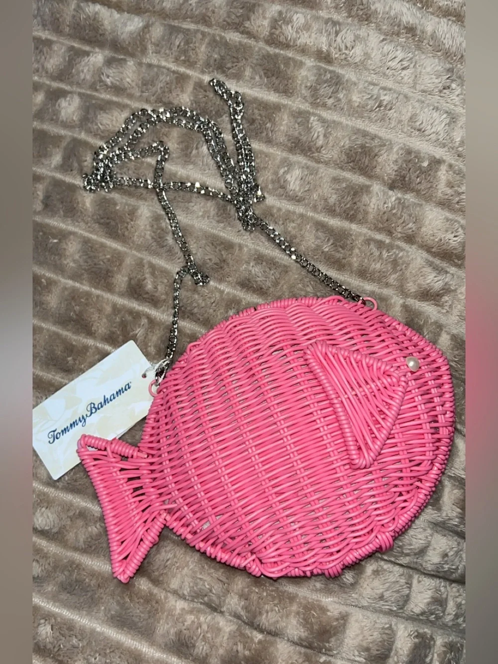 NWT Tommy Bahama Coral Woven Fish Crossbody Bag BUNDLE&SAVE